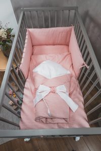 Péřová zavinovačka enie baby DOTS coral - obrázek 4