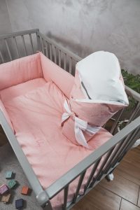 Péřová zavinovačka enie baby DOTS coral - obrázek 5