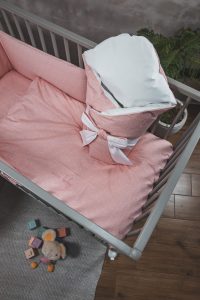 Péřová zavinovačka enie baby DOTS coral - obrázek 6