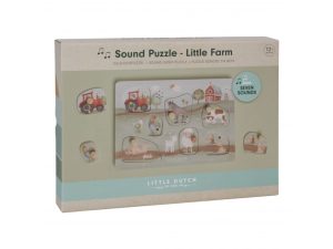 Vkládací puzzle se zvukem Farma Little Dutch - obrázek 4