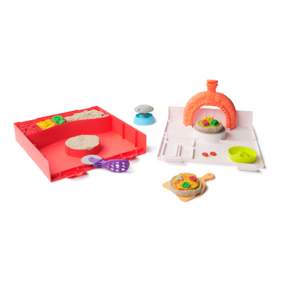 Kinetic Sand - výroba pizzy