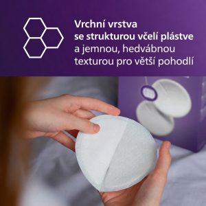 Philips AVENT prsní vložky jednorázové, 100 ks - obrázek 3