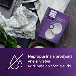 Philips AVENT prsní vložky jednorázové, 100 ks - obrázek 6