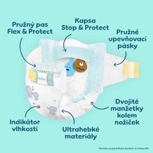 Pampers Premium Care vel. 1 (2-5 kg), 26 ks - obrázek 5