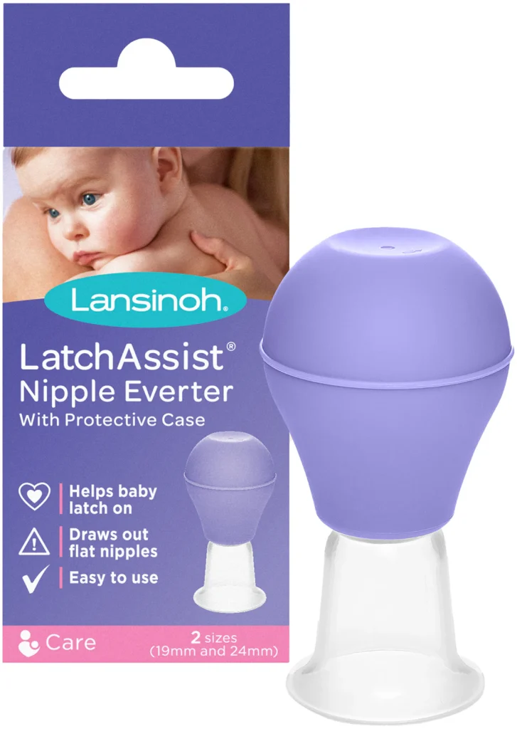 Balení formovače bradavek Lansinoh LatchAssist s ochranným pouzdrem