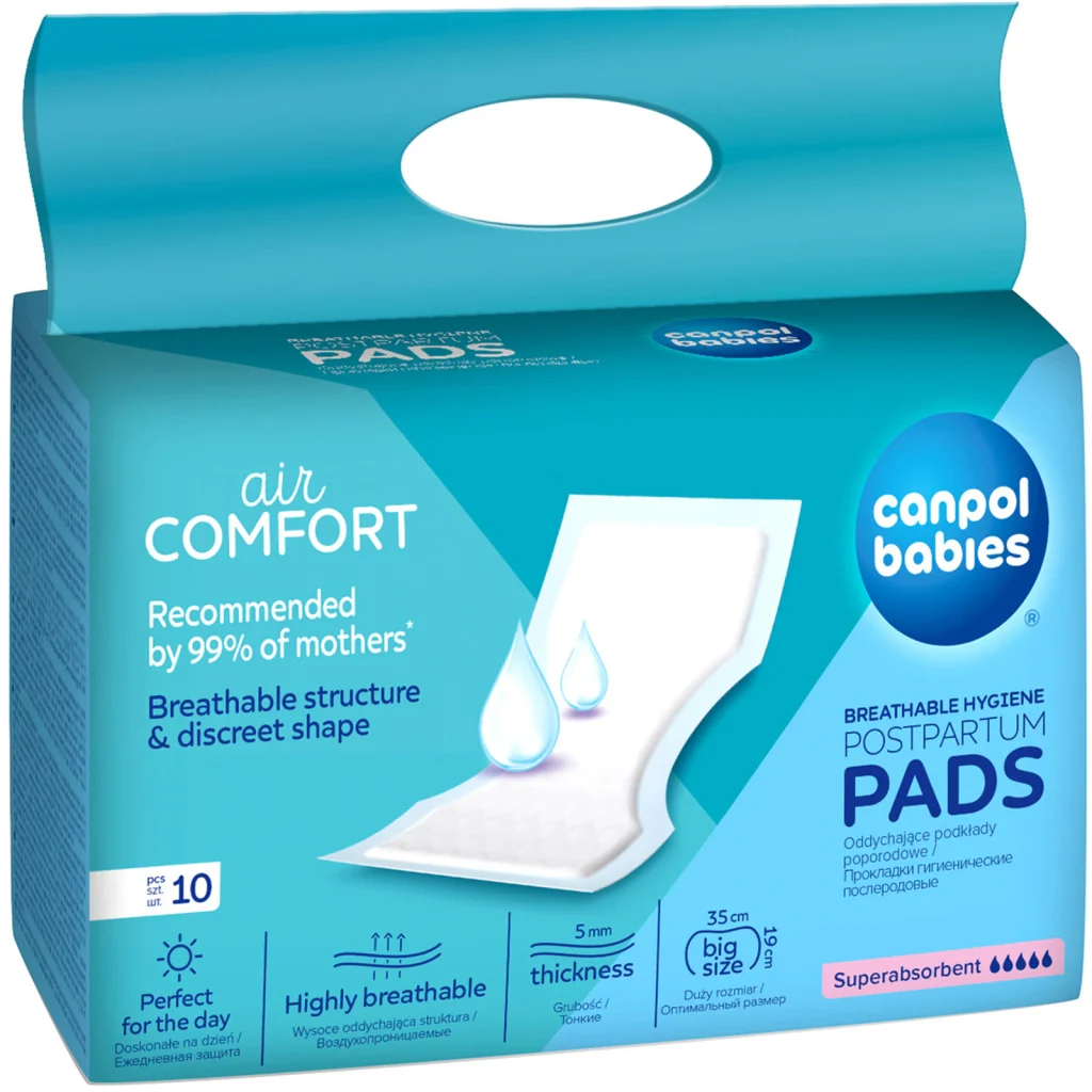 Balení porodnických vložek Canpol babies Air Comfort, 10 ks, superabsorpční
