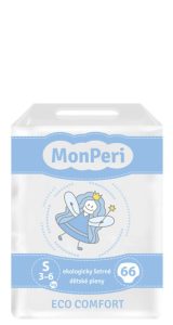 MonPeri Eco Comfort S (3-6 kg), 66 ks