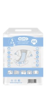 MonPeri Eco Comfort S (3-6 kg), 66 ks - obrázek 3